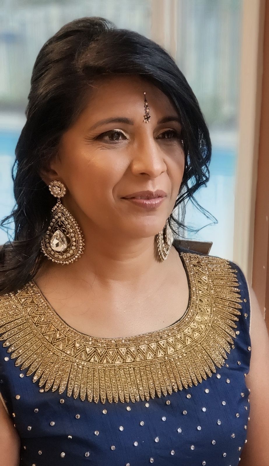 Festive glam with gold jewellery