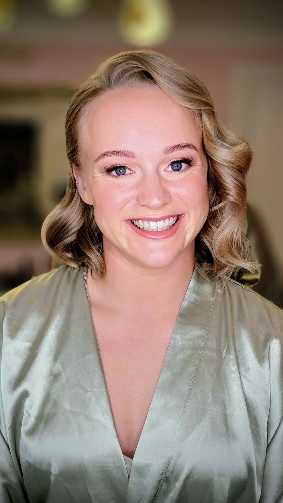 Bright bridesmaid glam
