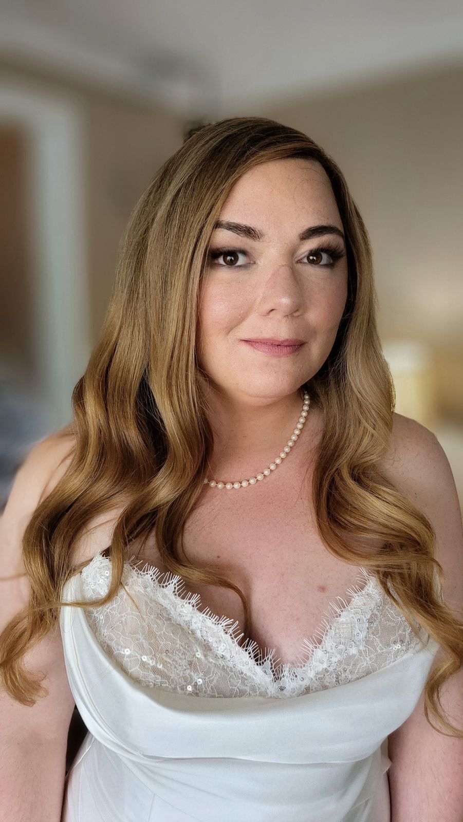 Soft glam with pearls